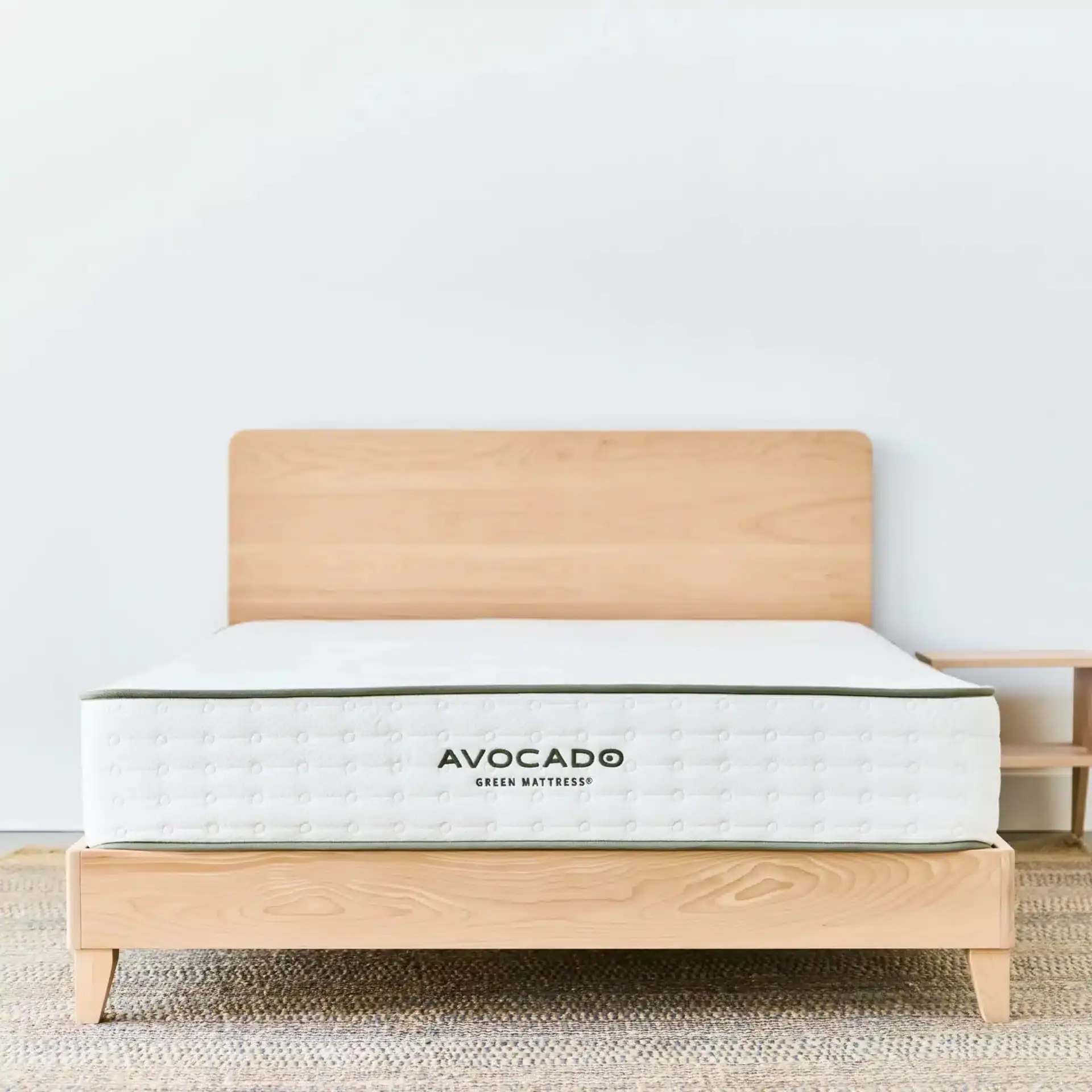 Avocado City Bed Frame With Headboard-Blonde 1 Avocado City Bed Frame With Headboard-Blonde