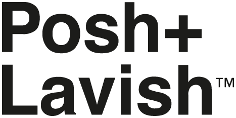 Posh+Lavish logo showcasing premium sleep products and wellness lifestyle brand associated with Healthy ZZZ's Sit & Sleep.