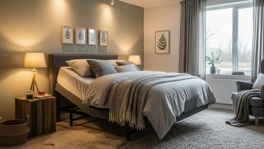 Adjustable Beds For Better Comfort And Sleep Health 1 Adjustable Bed In A Cozy Bedroom Setting Highlighting Comfort And Sleep Health 7Ff5680F 3F4B 4F05 Be08 6Bfb76325Fb9