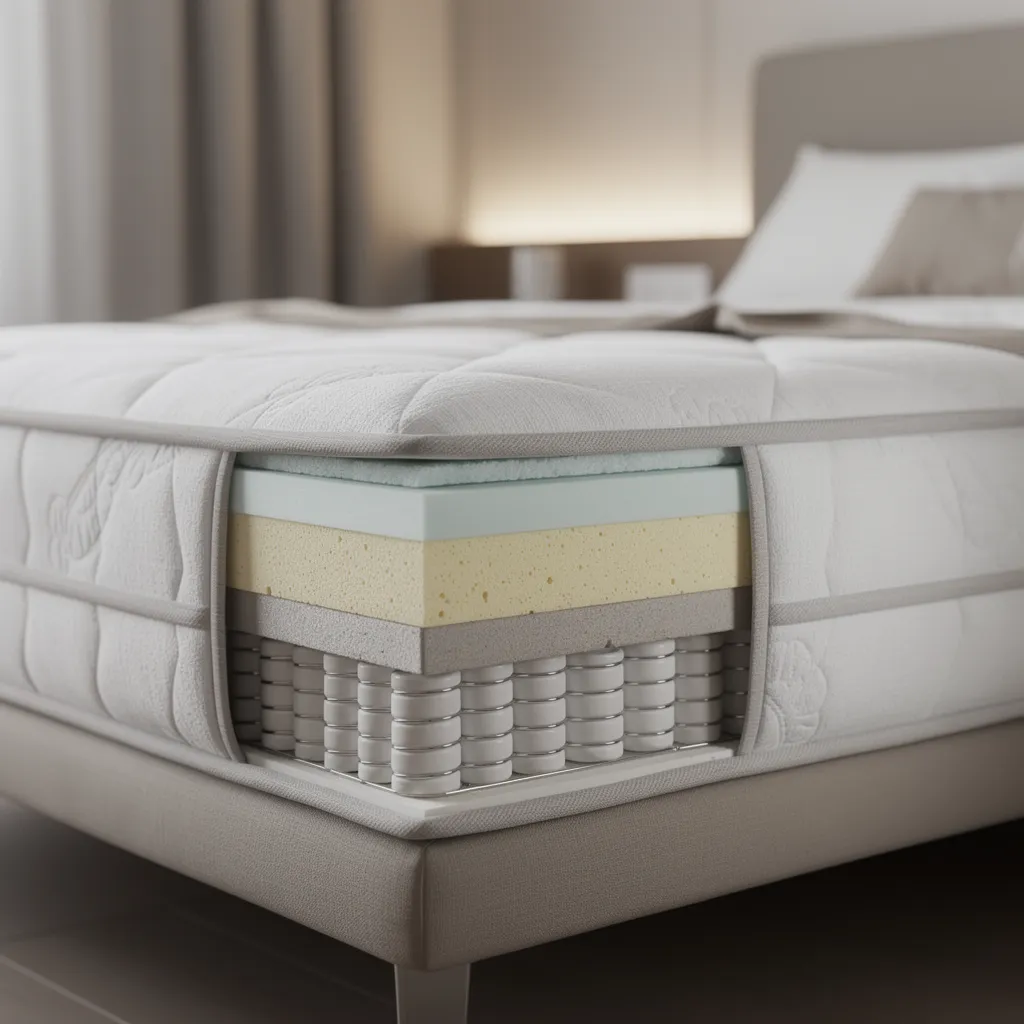 A Hybrid Mattress Combines Multiple Support Systems, Most Commonly An Innerspring Coil Base Paired